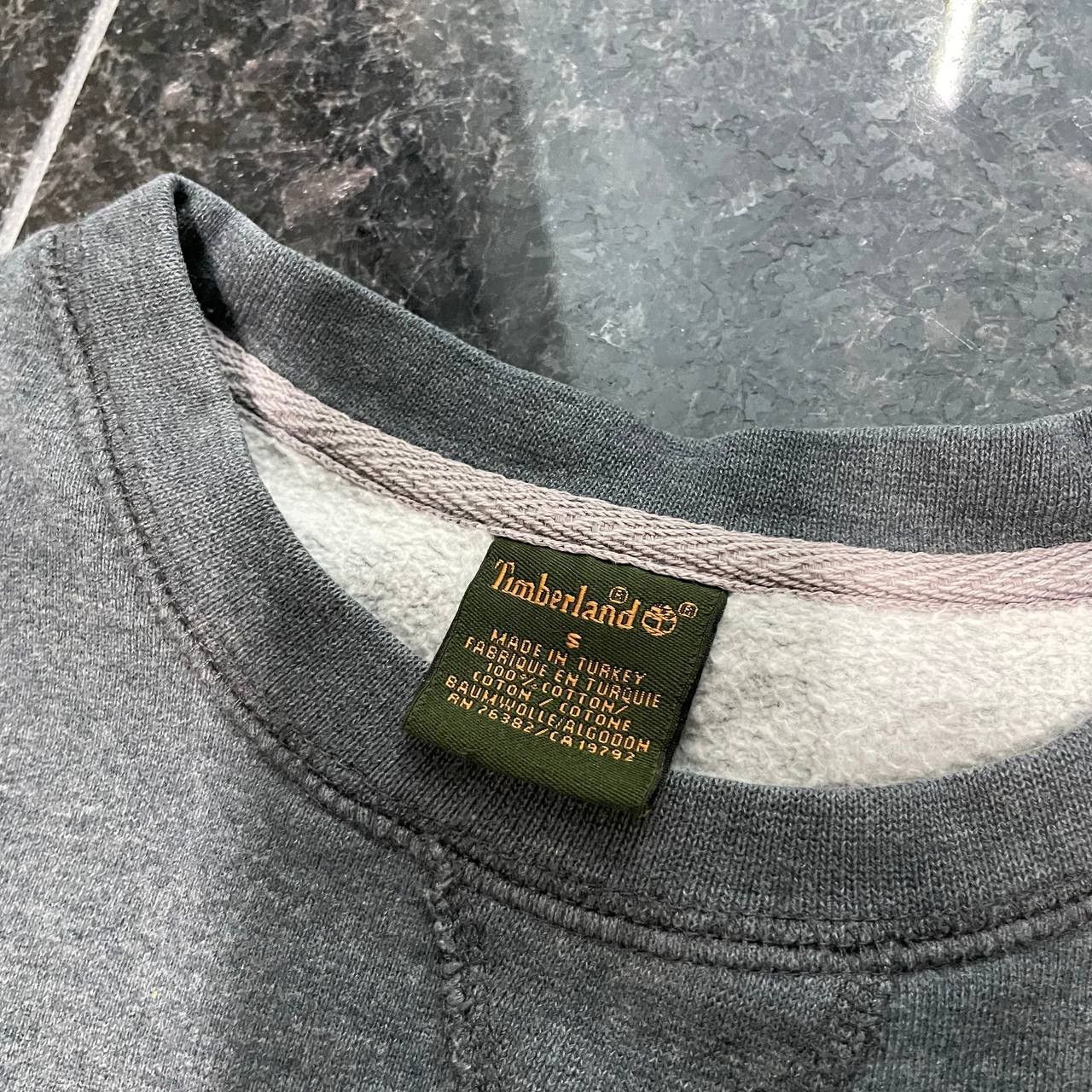 Timberland × Vintage Vintage Timberland Sweatshirt Crewneck Spellout Big Logo Size US S / EU 44-46 / 1 - 3 Thumbnail
