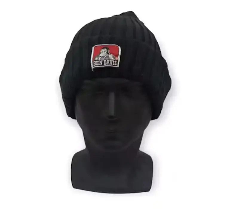 Ben Davis Ben Davis Big Logo Beanie Hat Size ONE SIZE - 1 Thumbnail