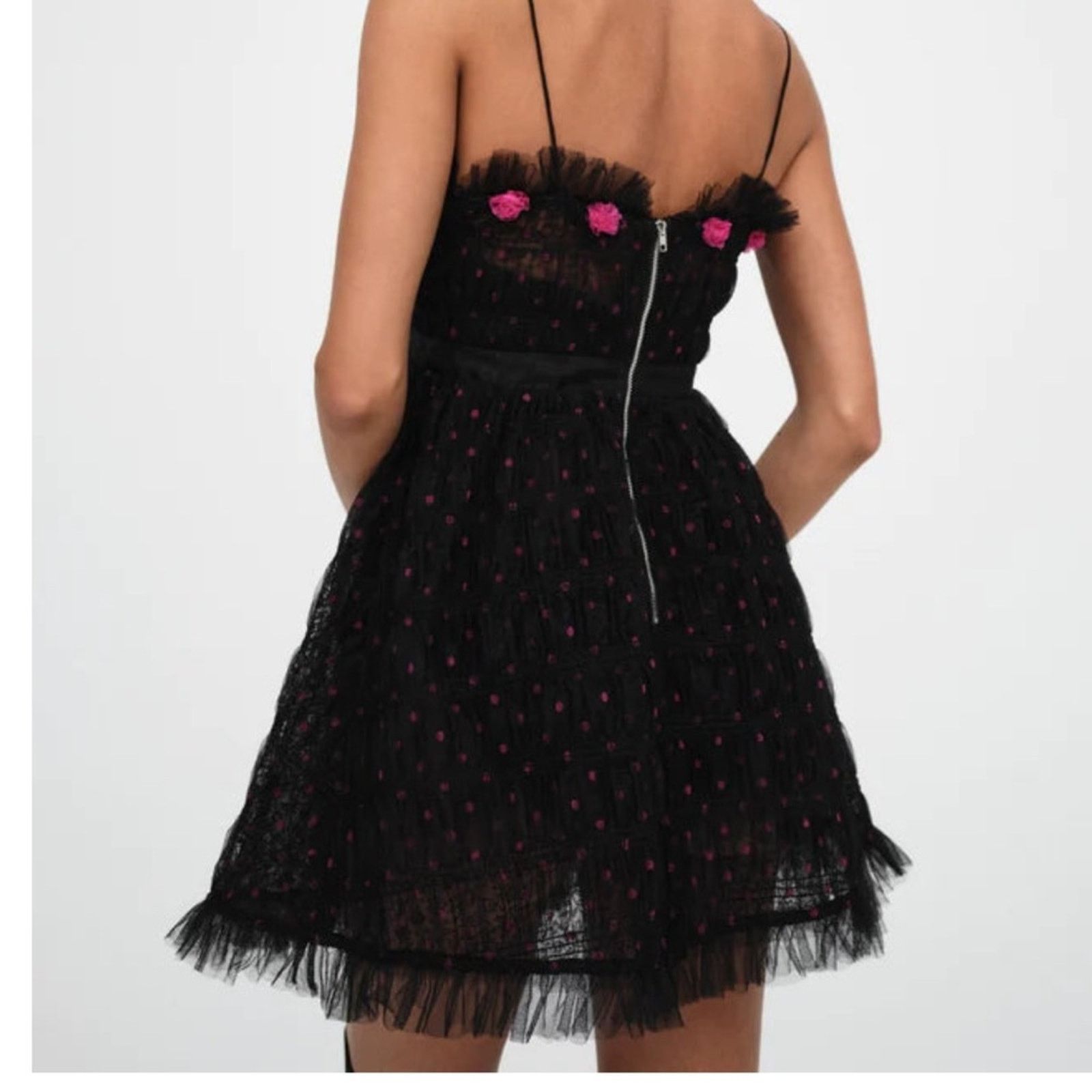 For Love & Lemons For Love & Lemons Delphina Mini Dress - Size XXS Size XXS / US 00 / IT 34 - 3 Thumbnail