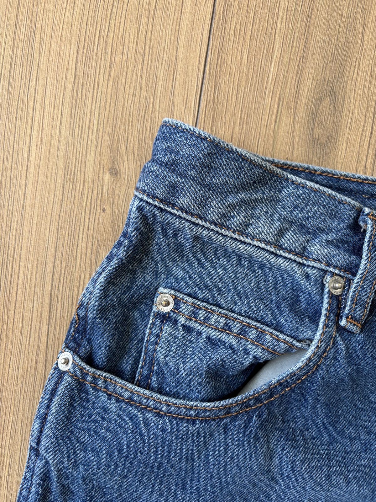 Isabel Marant MARANT Jorge Denim Wide Loose Fit Pants Size US 33 - 14 Thumbnail