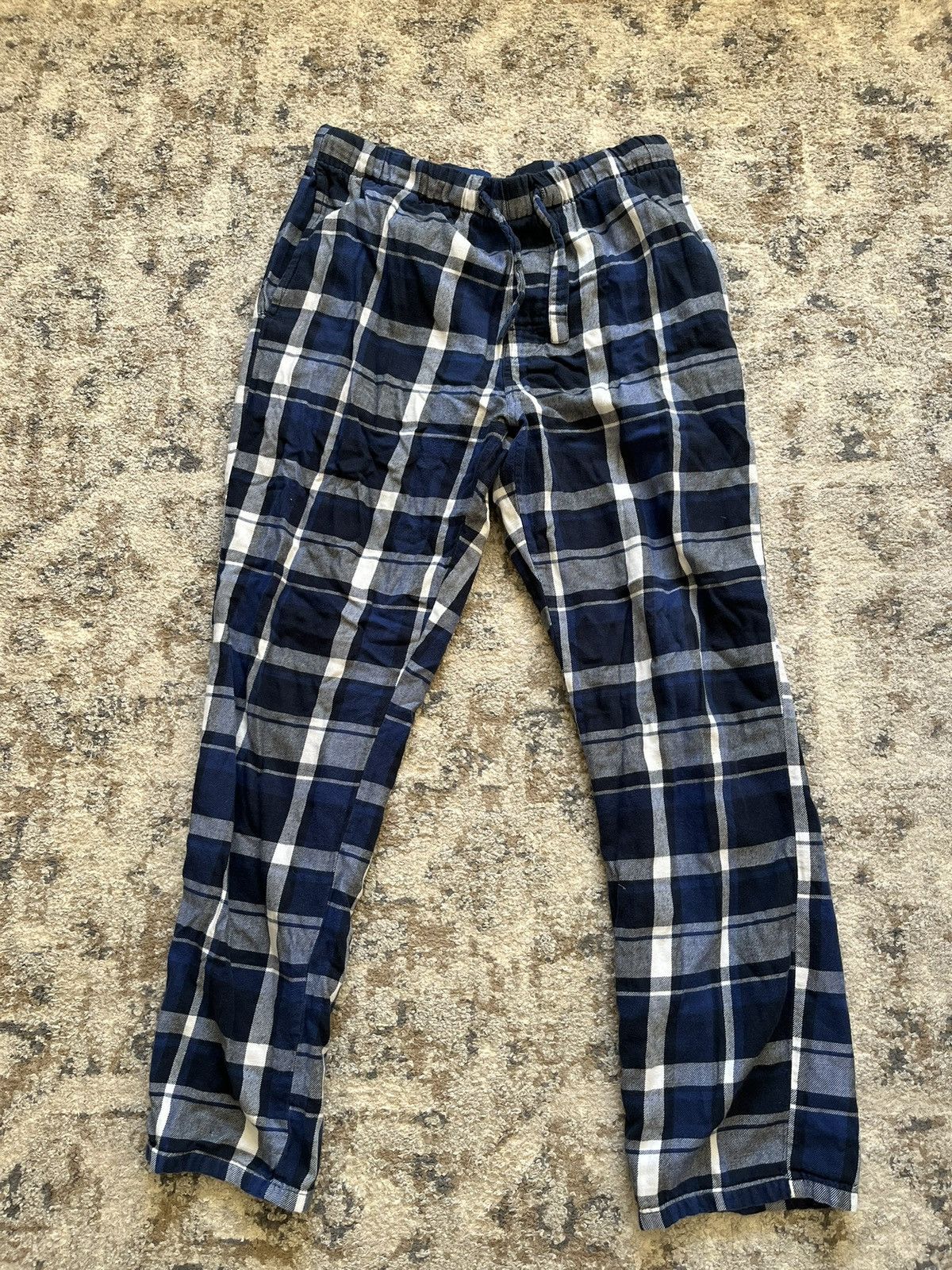 Old Navy Old Navy Blue Plaid PJs Small Size US 29 - 1 Thumbnail