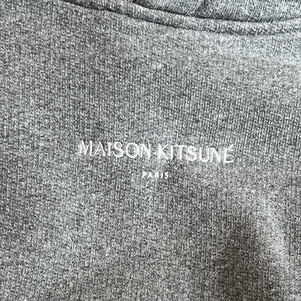 Maison Kitsune MAISON KITSUNÉ Oversized Sleeveless Hoodie – Light Grey Size US S / EU 44-46 / 1 - 5 Thumbnail
