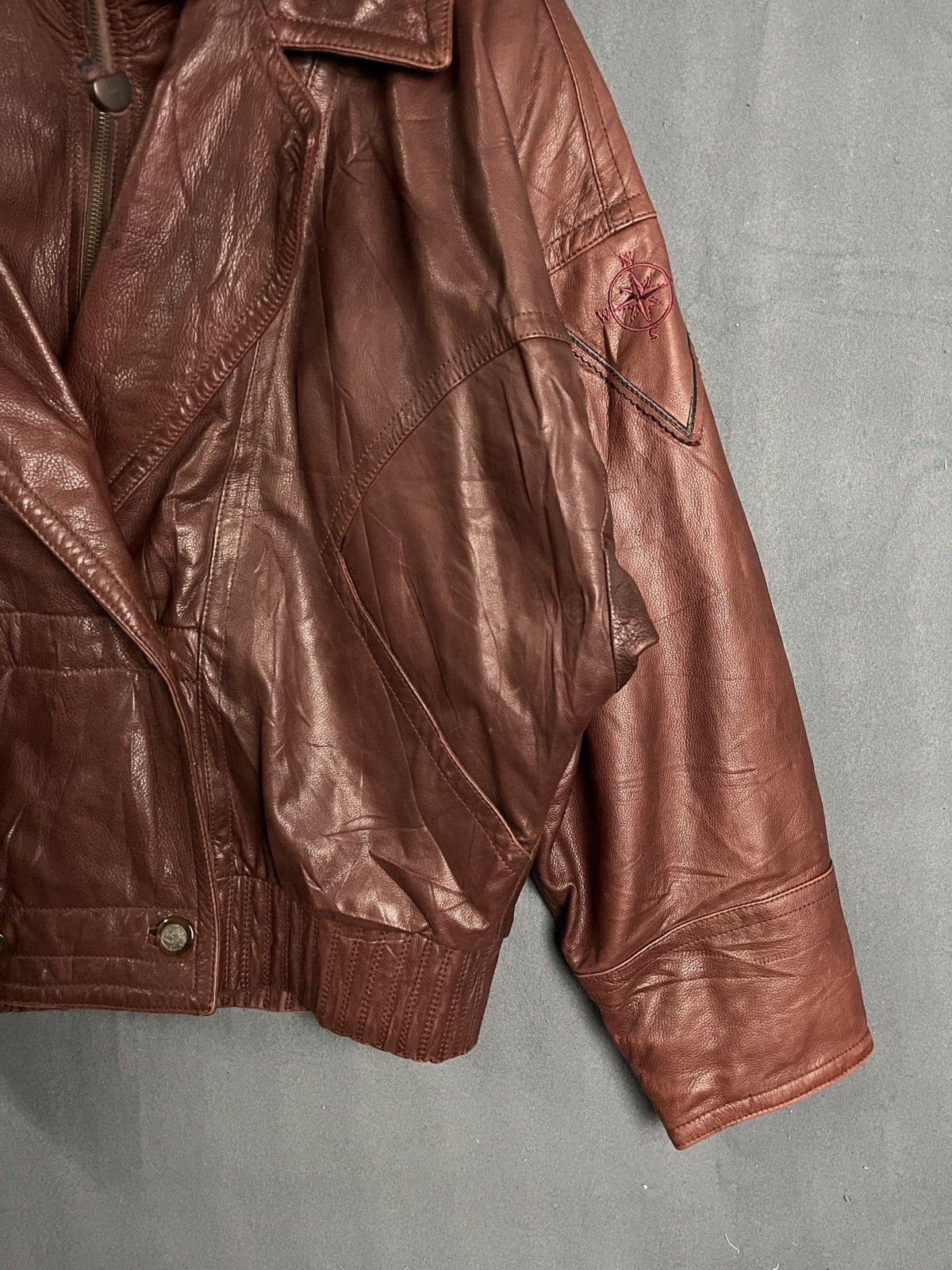 Genuine Leather × Vera Pelle × Vintage Stran Idea Vintage Vera Pelle Made in Italy Size US M / EU 48-50 / 2 - 8 Thumbnail