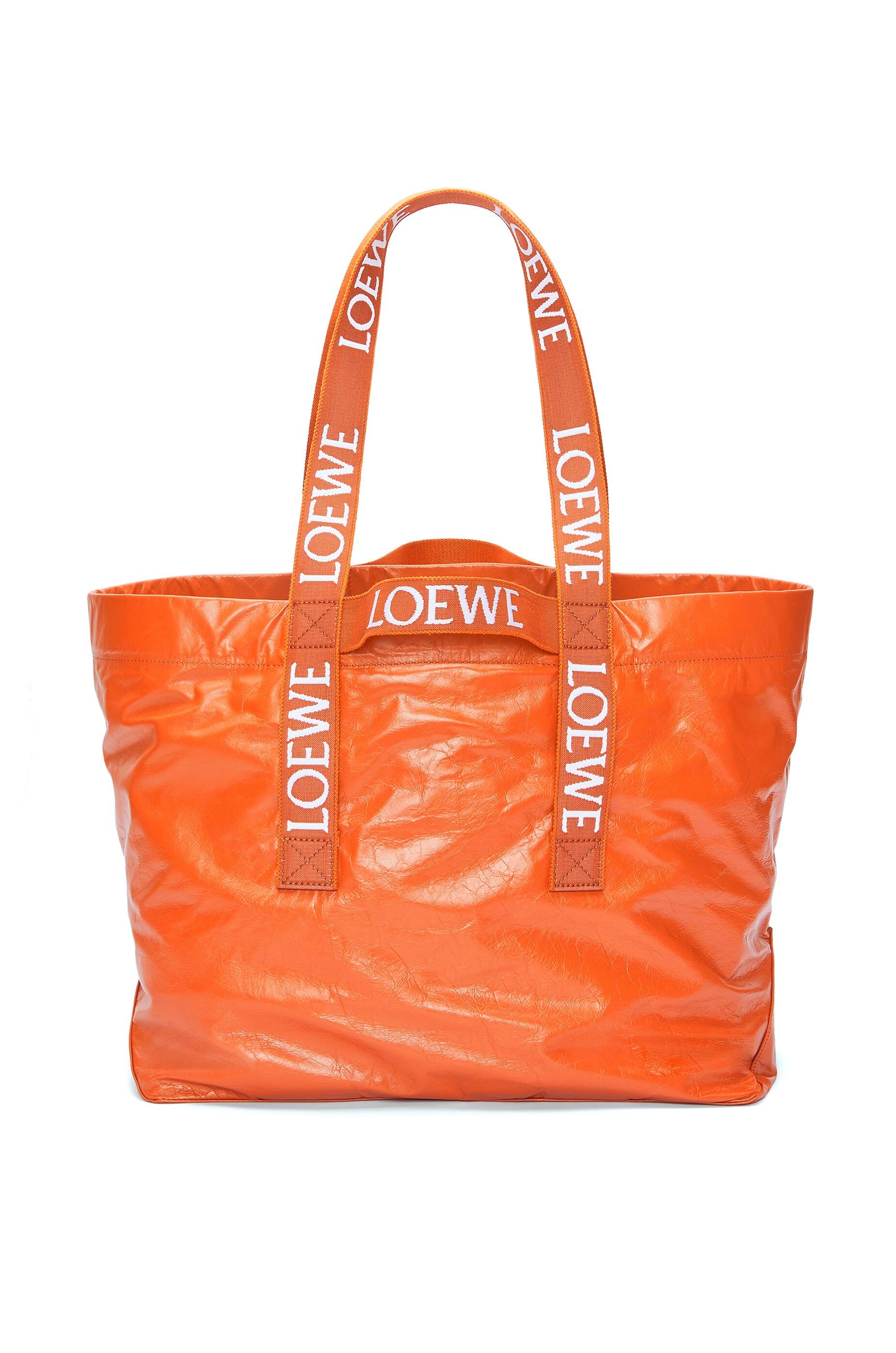 Loewe o1in1g0426 Size: OS / Fold Shopper Bag in Orange Size ONE SIZE - 4 Thumbnail