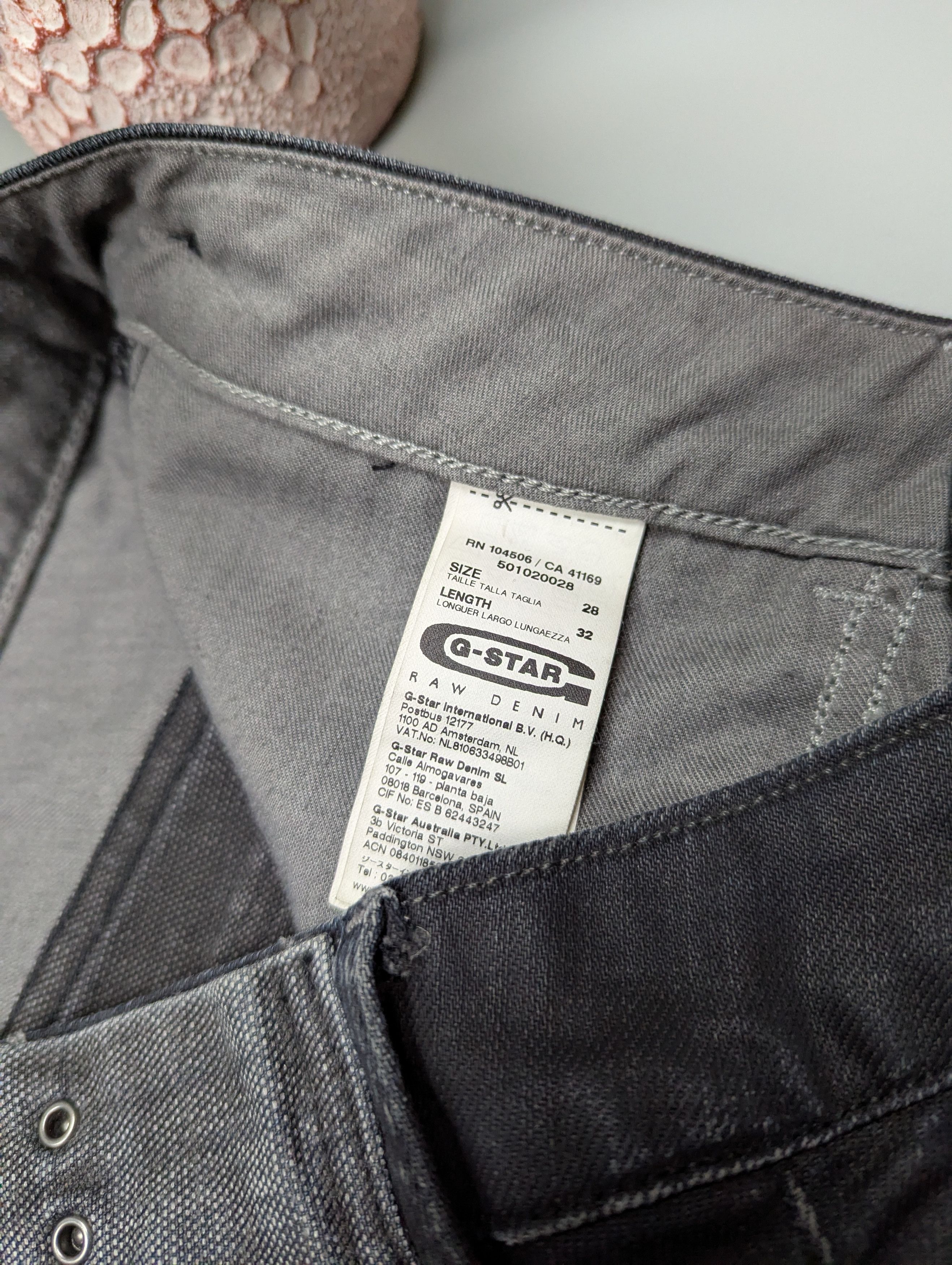 G-Star × Vintage G-Star RAW Women's Center Loose Tapered Distressed Jeans Size 29" - 7 Thumbnail