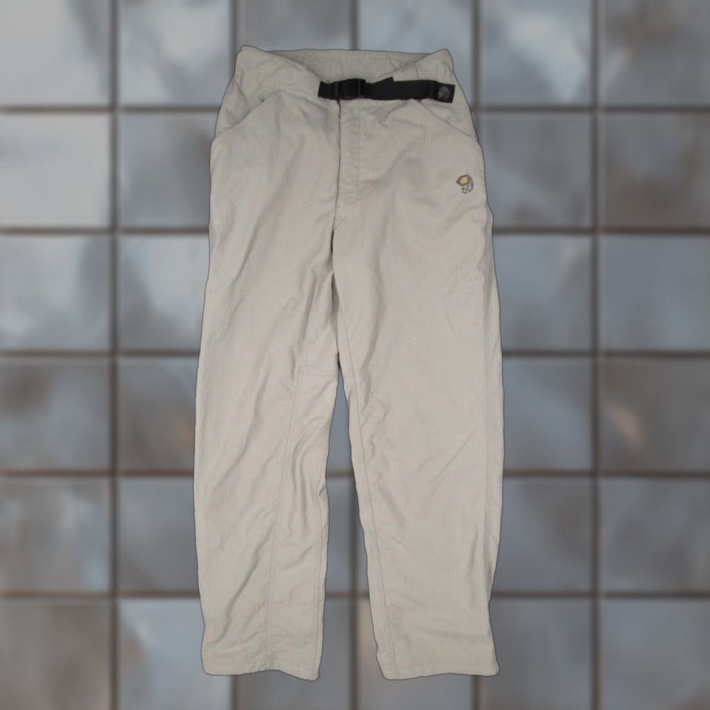 Mountain Hardwear MOUNTAIN HARDWEAR Women Beige belted hiking pants - 100% nylon, Regular, Size 8, Pants, Bohemian, City, Nature, Outdoor, Fall, Spring, Summer, Womens Size 30" / US 8 / IT 44 - 1 Thumbnail