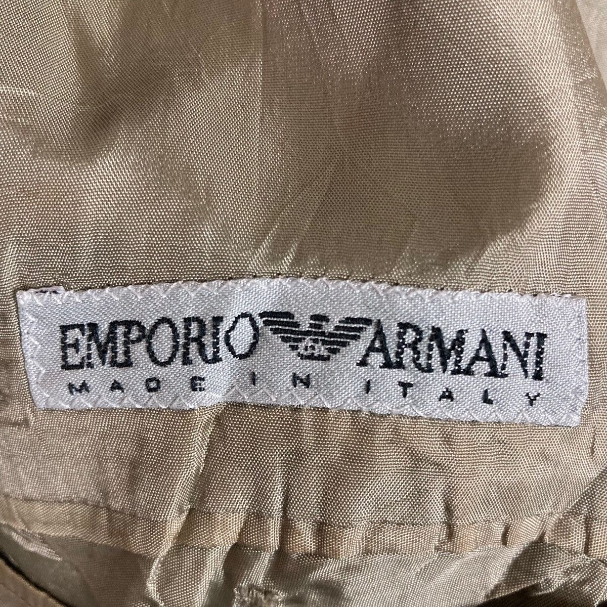 Emporio Armani Vintage Emporio Armani Flat Button Coat Jacket Size US M / EU 48-50 / 2 - 6 Thumbnail