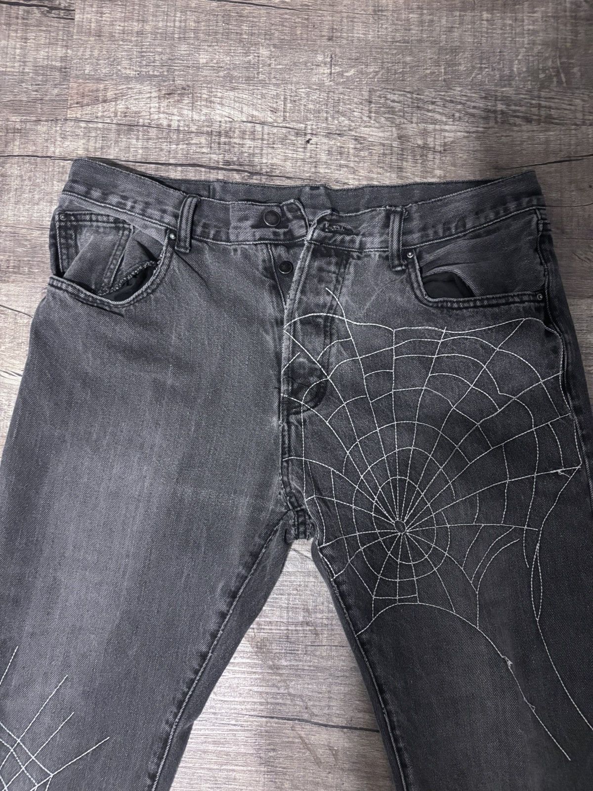 MNML MNML Spider Web denim Size 38 Size US 38 / EU 54 - 2 Thumbnail