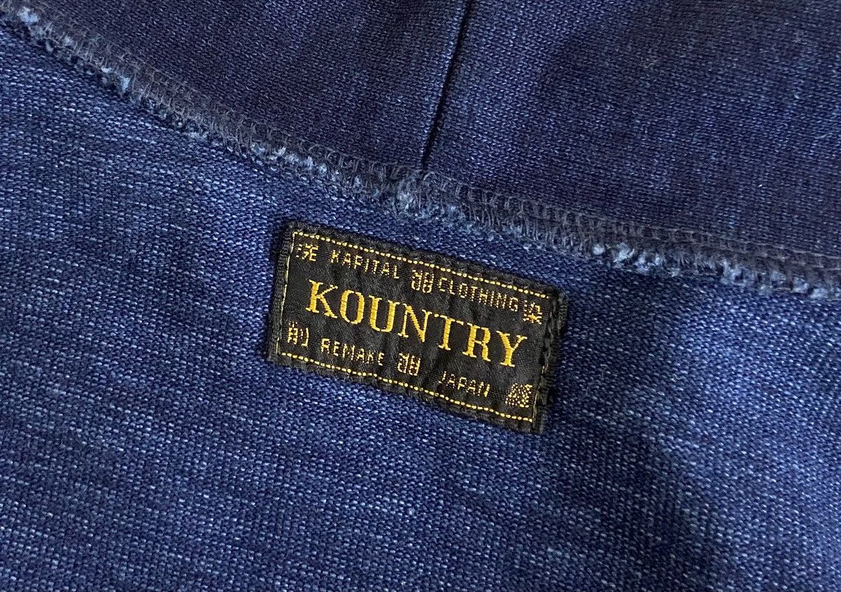 Kapital Kountry KAPITAL KOUNTRY BONE pattern Indigo dyeing sweat shirt Size US M / EU 48-50 / 2 - 7 Thumbnail