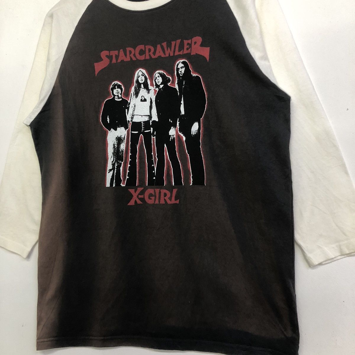 X-Girl XGIRL X STARCRAWLER LINEUP RAGLAN SLEEVE SHIRT Size M / US 6-8 / IT 42-44 - 4 Thumbnail