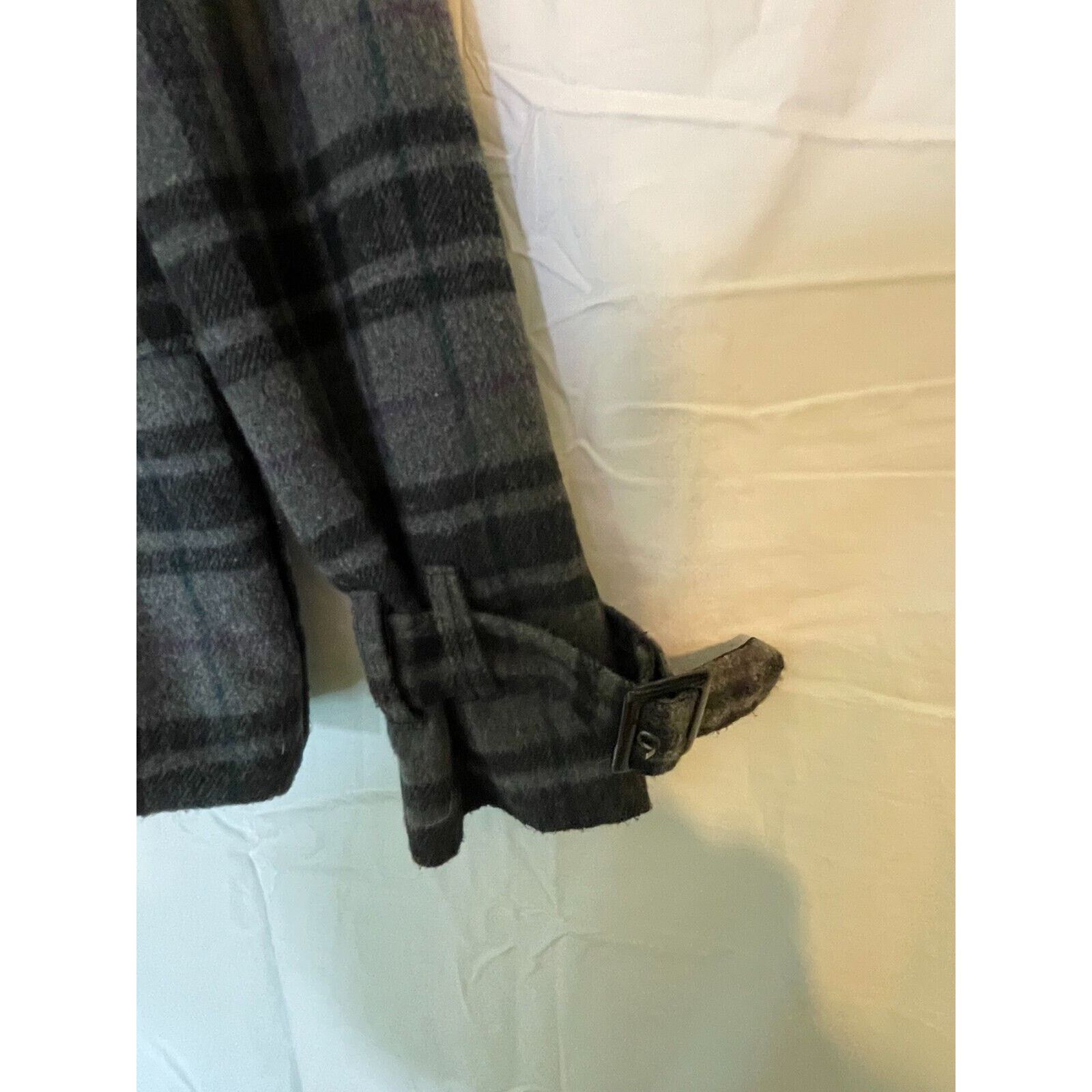 Other Paris Blues Women's Doublebreasted Plaid Pea Coat Size Small Size S / US 4 / IT 40 - 9 Thumbnail