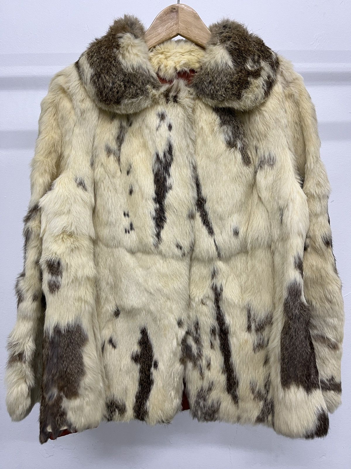 14th Addiction 80's Vintage Margiela Style Rabbit Fur Rare Design Jacket Size US M / EU 48-50 / 2 - 5 Thumbnail