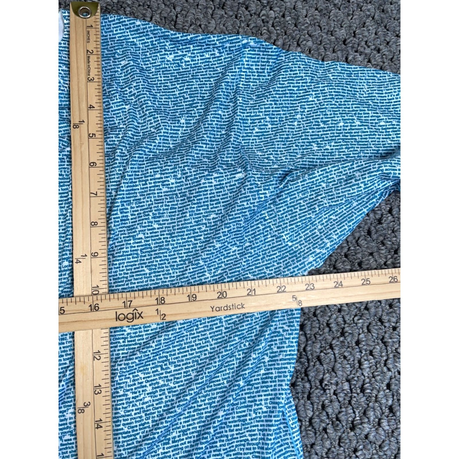 Vintage Litographs Time Traveler's Wife T-Shirt Adult XL White Blue AOP Graphic Books Shirt Mens Size US XL / EU 56 / 4 - 6 Thumbnail