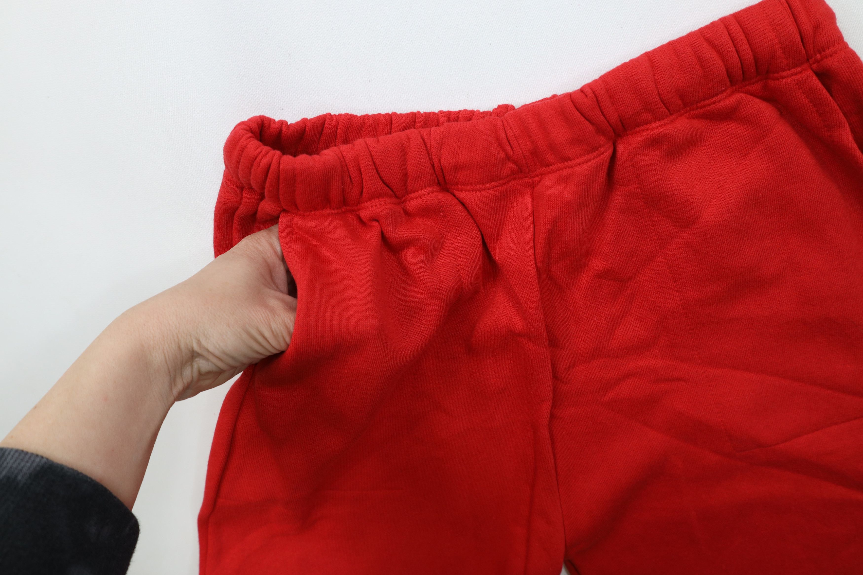Vintage Deadstock Vintage 90s Streetwear Sweatpants Joggers Red USA Size US 36 / EU 52 - 5 Thumbnail