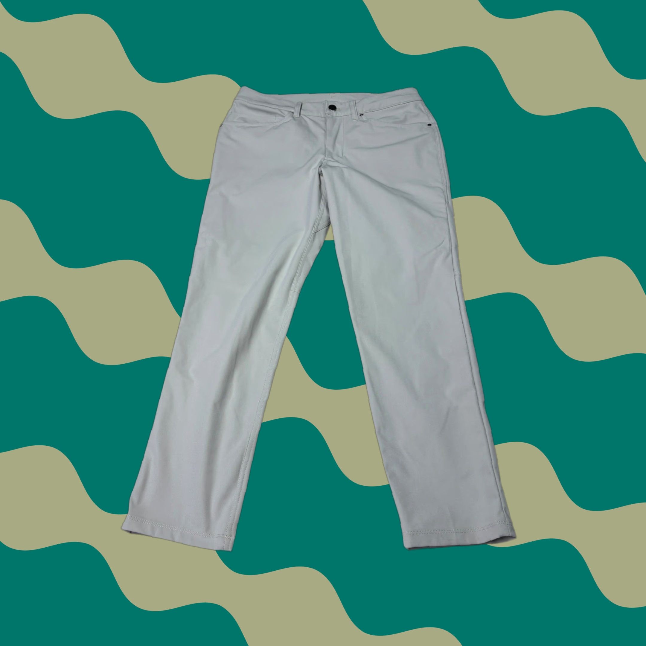 Lululemon Lululemon Commission Pant Slim Light Grey Mens Size 30x26 Technical Trousers Size US 30 / EU 46 - 1 Thumbnail