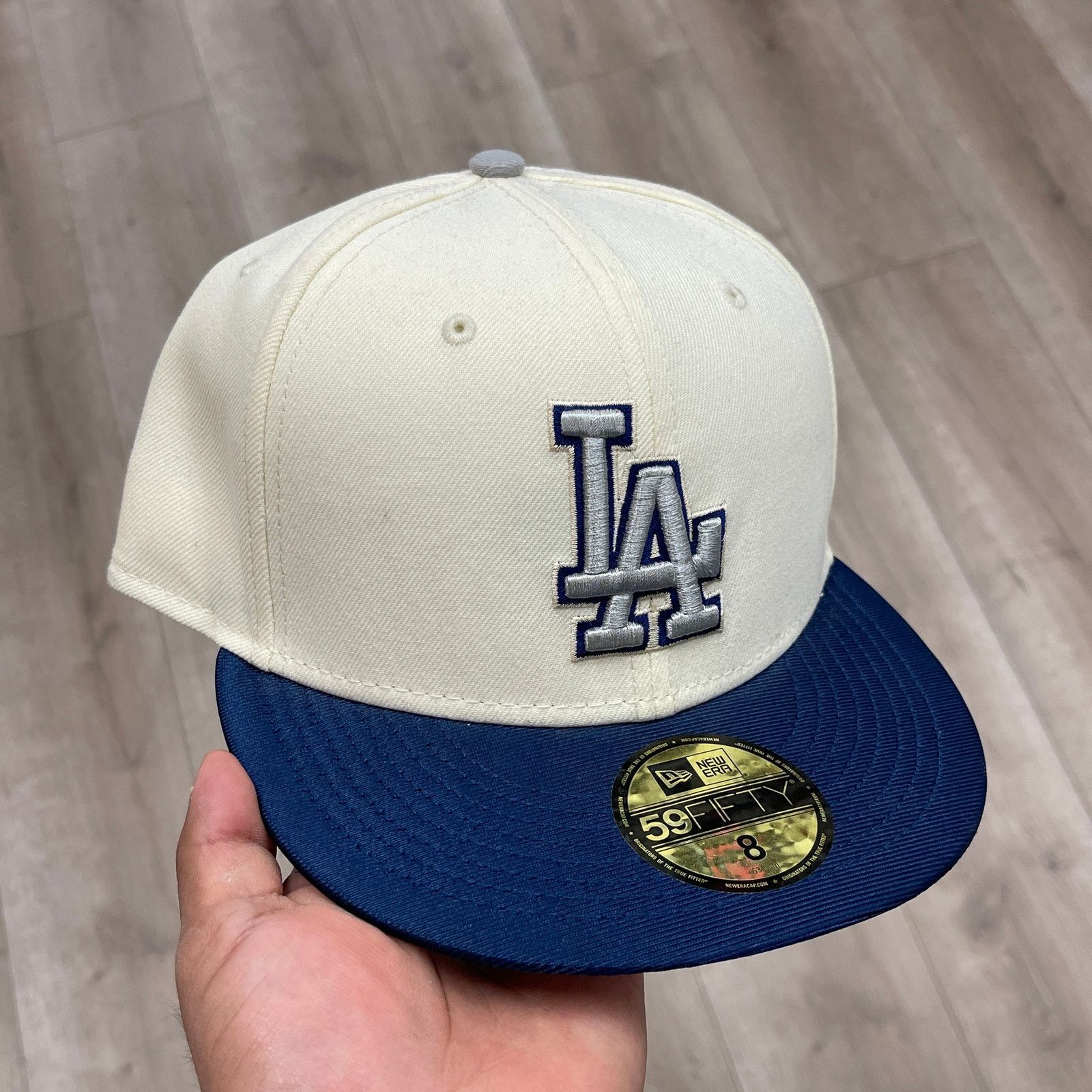 New Era NEW ERA 5950 LOS DODGERS TEAM SHIMMER FITTED HAT SZ 8 Size ONE SIZE - 1 Thumbnail