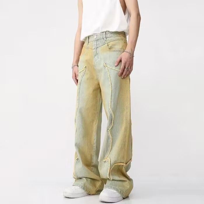 image of Distressed Denim Vintage Style Gradients Denim, Men's (Size 30)