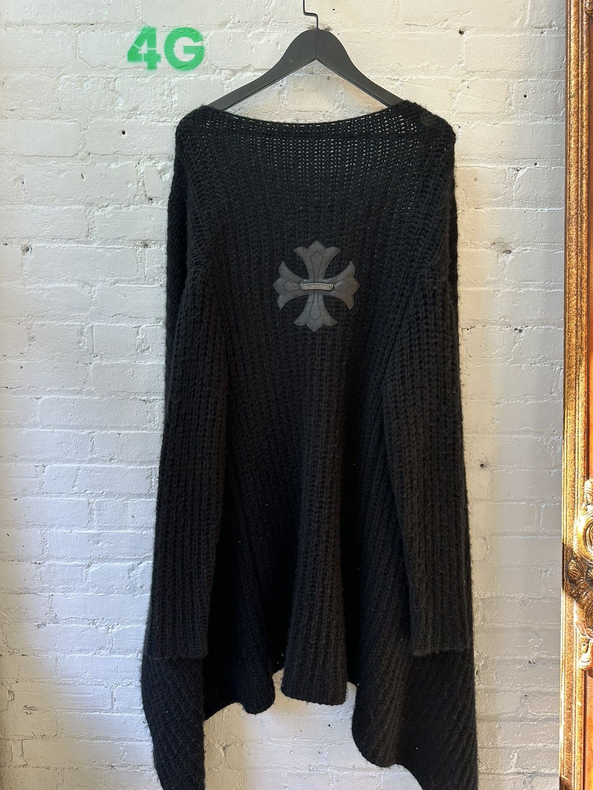 Chrome Hearts CHROME HEARTS CASHMERE CROSS PATCH OPIUM GOTH CAPE Size US XXL / EU 58 / 5 - 1 Thumbnail
