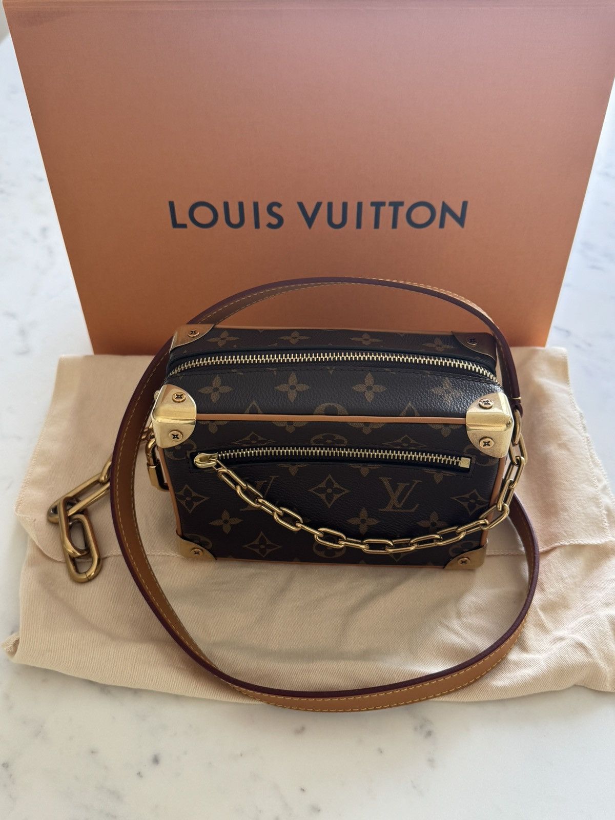 Louis Vuitton Louis Vuitton LV RARE MINI SOFT TRUNK Monogram Legacy Brown Size ONE SIZE - 15 Thumbnail