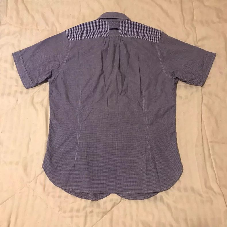 Junya Watanabe Junya watanabe Sky blue plaid stitching short-sleeved shir Size US S / EU 44-46 / 1 - 2 Thumbnail