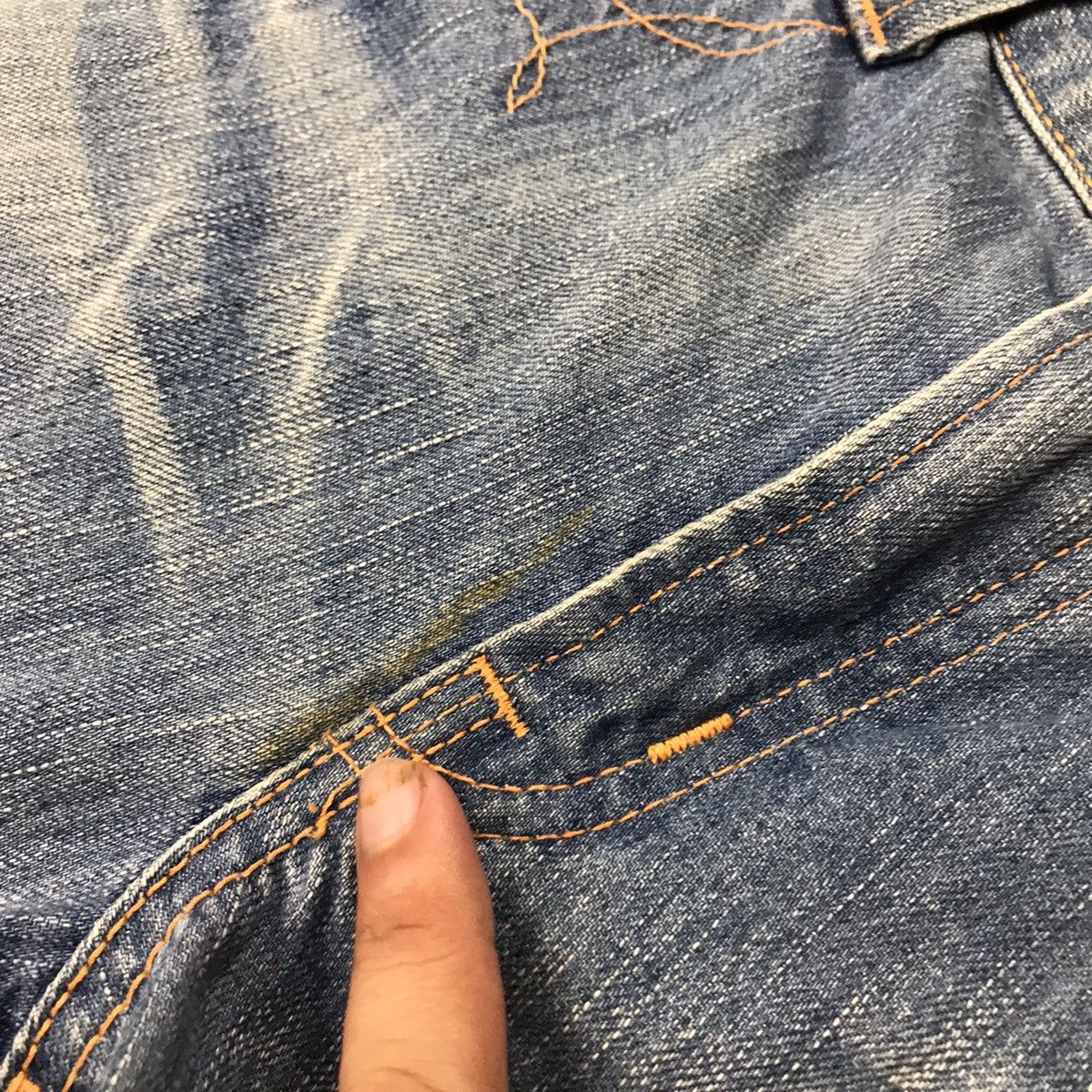 Edwin × Japanese Brand BLUE TRIP EDWIN 503 BOOTCUT FLARE JEANS DENIM PANTS 132 Size US 30 / EU 46 - 14 Thumbnail