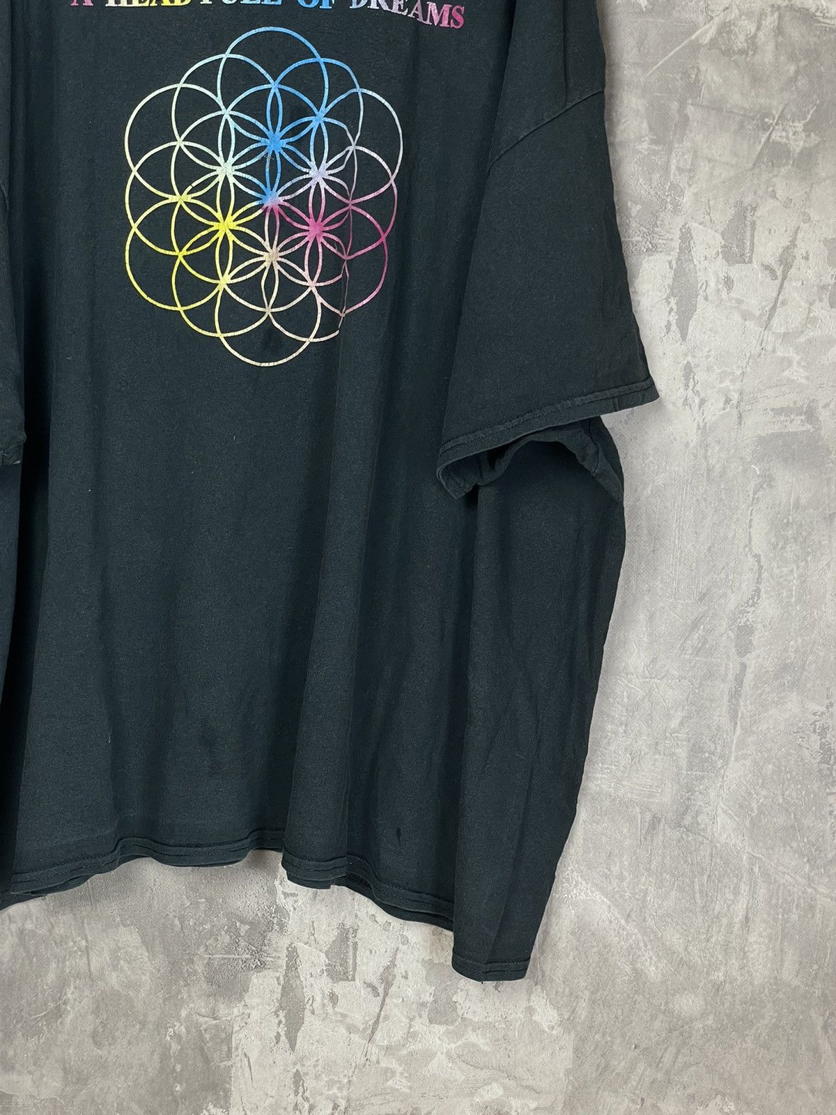 Band Tees × Vintage Vintage Y2K Coldplay Big Logo Oversized World Tour T Shirt Size US XXL / EU 58 / 5 - 6 Thumbnail