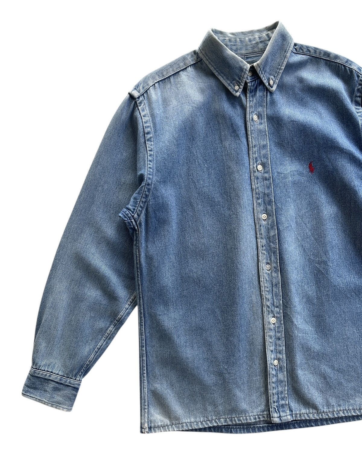 Polo Ralph Lauren Vintage Polo RL Country Denim Shirt Size US S / EU 44-46 / 1 - 6 Thumbnail