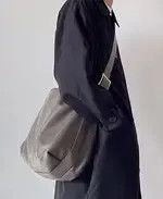 Japanese Brand Fashion retro pu leather messenger bag vintage shoulder bag Size ONE SIZE - 3 Thumbnail