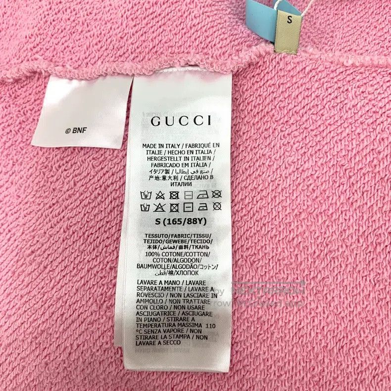 Gucci Gucci Co-branded pink logo letter cat print cotton hooded Size S / US 4 / IT 40 - 6 Thumbnail