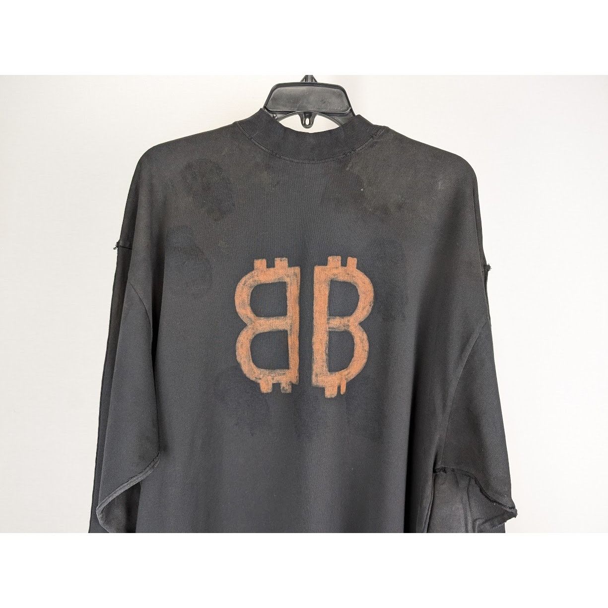 Balenciaga o1rshd1 L/S Double Front T-Shirt in Black Size US S / EU 44-46 / 1 - 12 Thumbnail