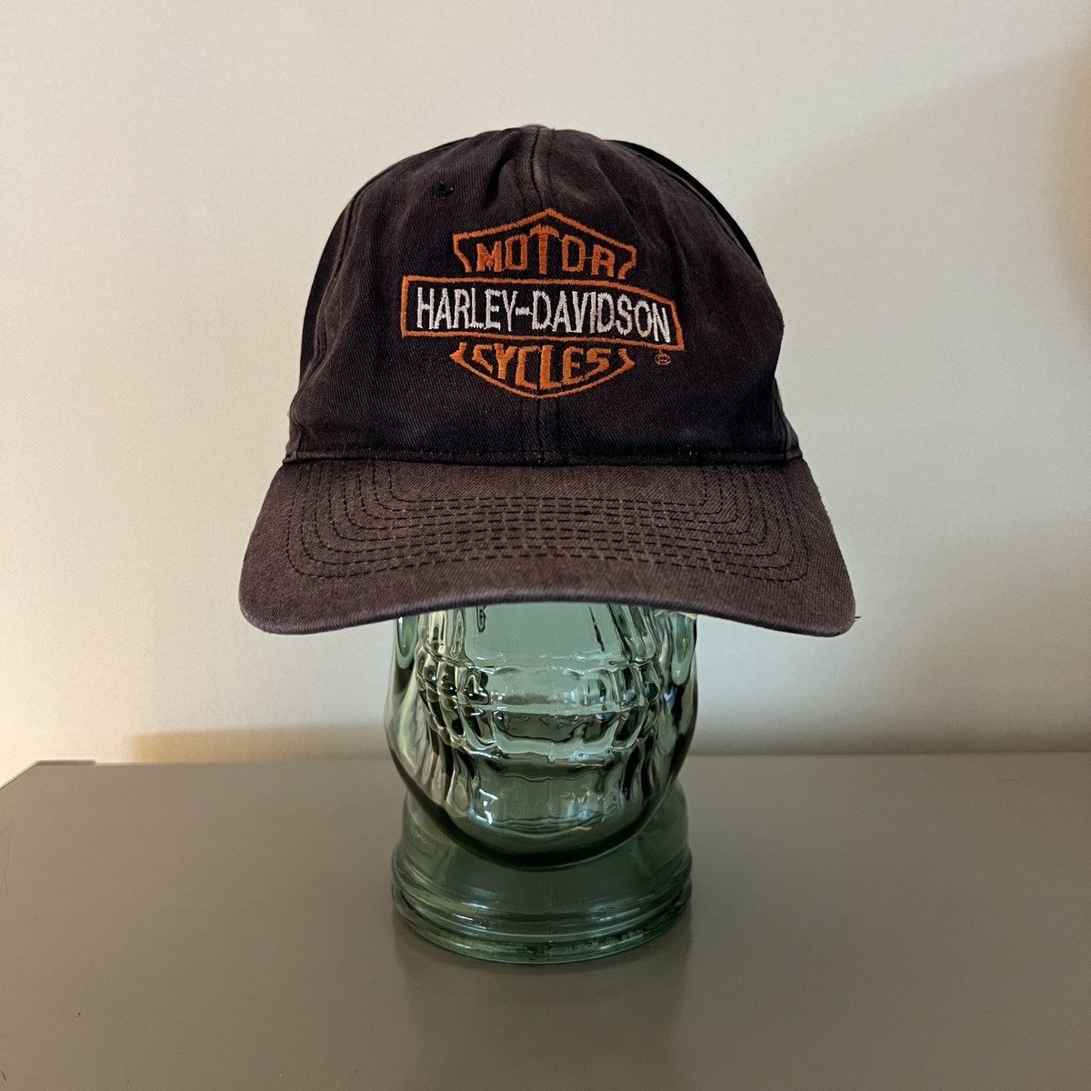 Harley Davidson Vintage 90s Harley Davidson Cap Size ONE SIZE - 6 Thumbnail