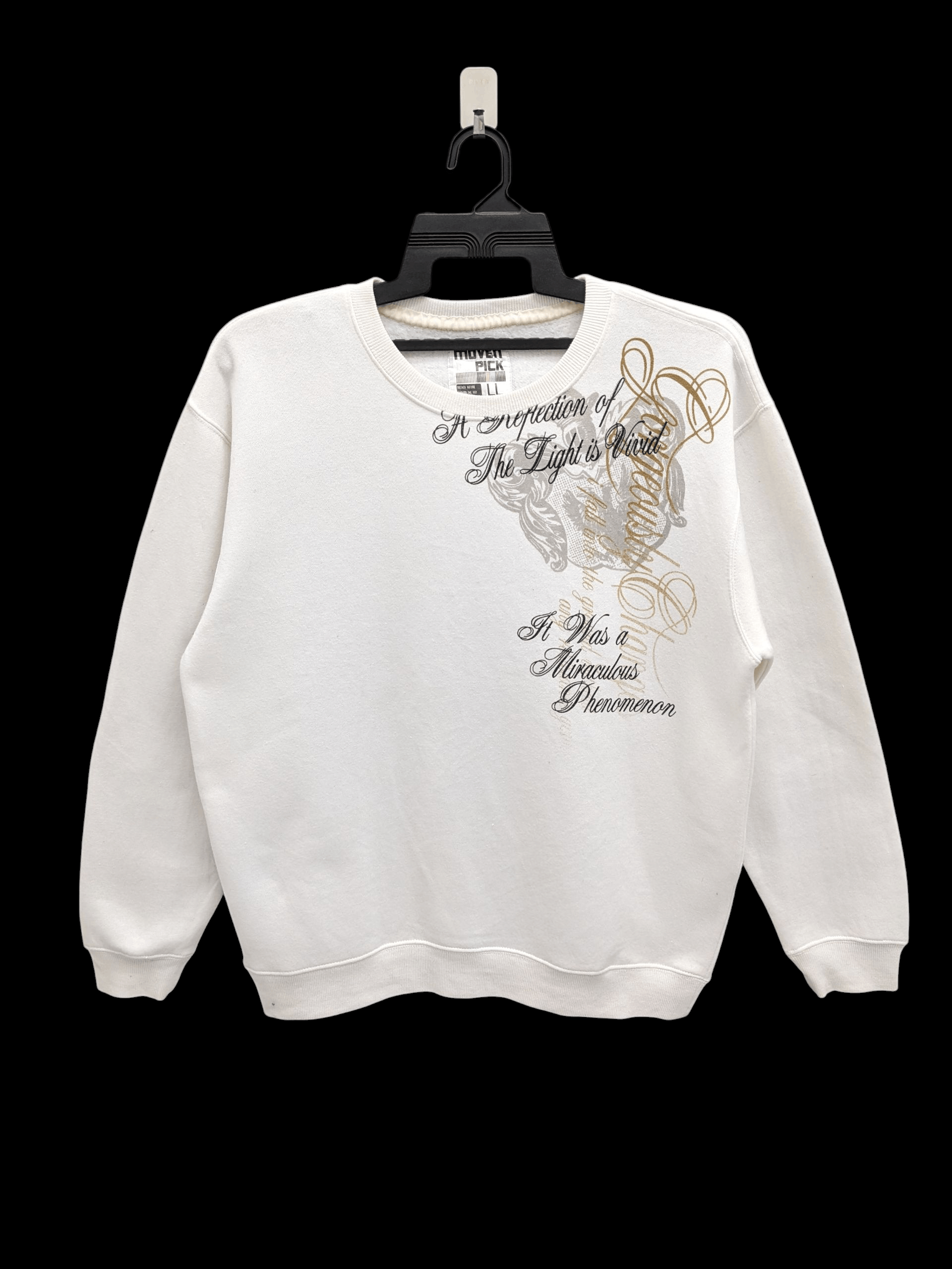 Japanese Brand MOVEN PICK Japanese Ornate Script Miraculous Phenomenon Size US L / EU 52-54 / 3 - 1 Thumbnail
