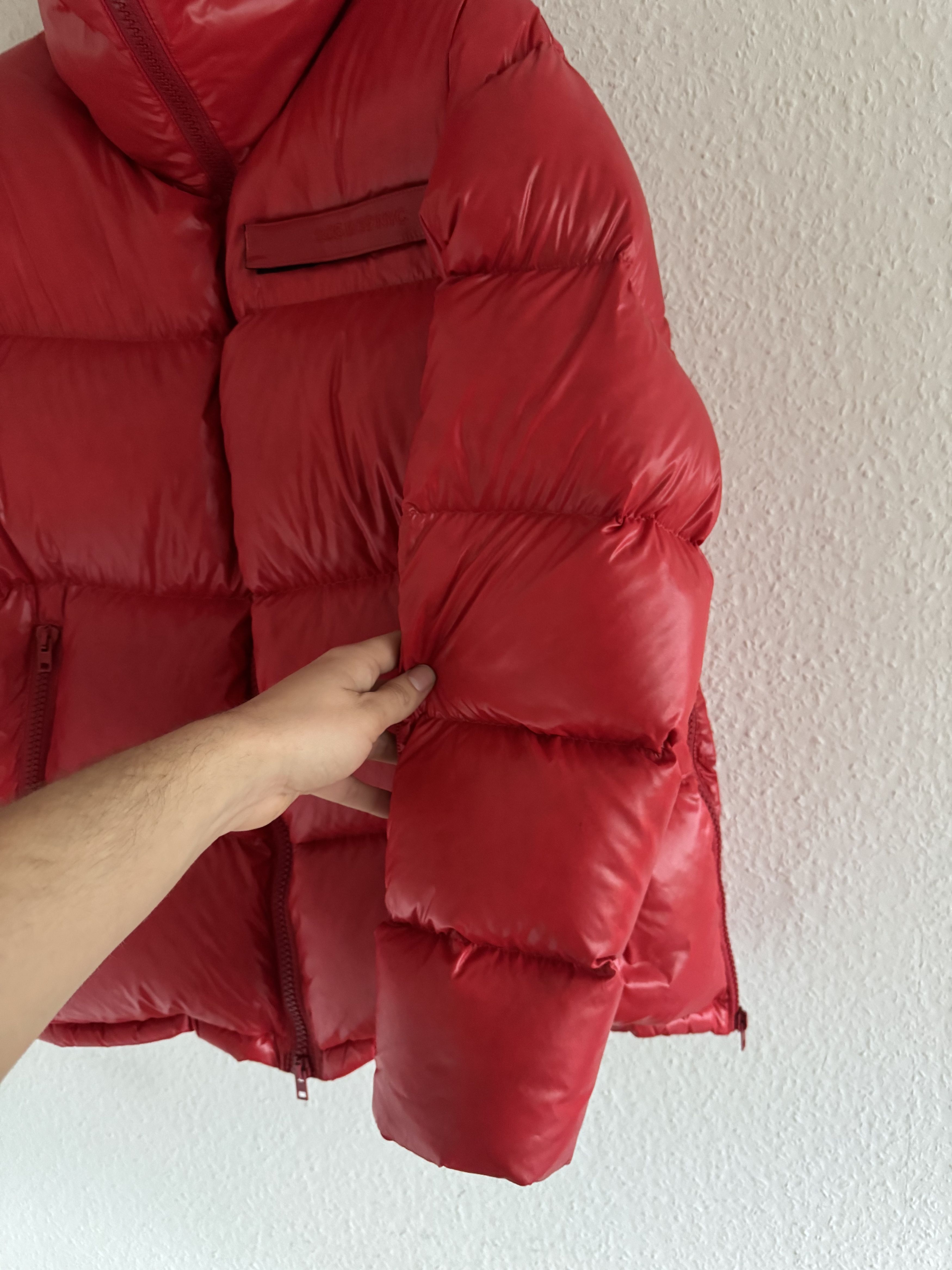 Calvin Klein 205W39NYC Red Oversized Puffer Jacket Size US XL / EU 56 / 4 - 5 Thumbnail