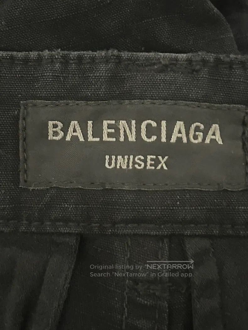 Balenciaga Balenciaga size XS Black Distressed Spray Paint Destroyed Size US 27 - 3 Thumbnail