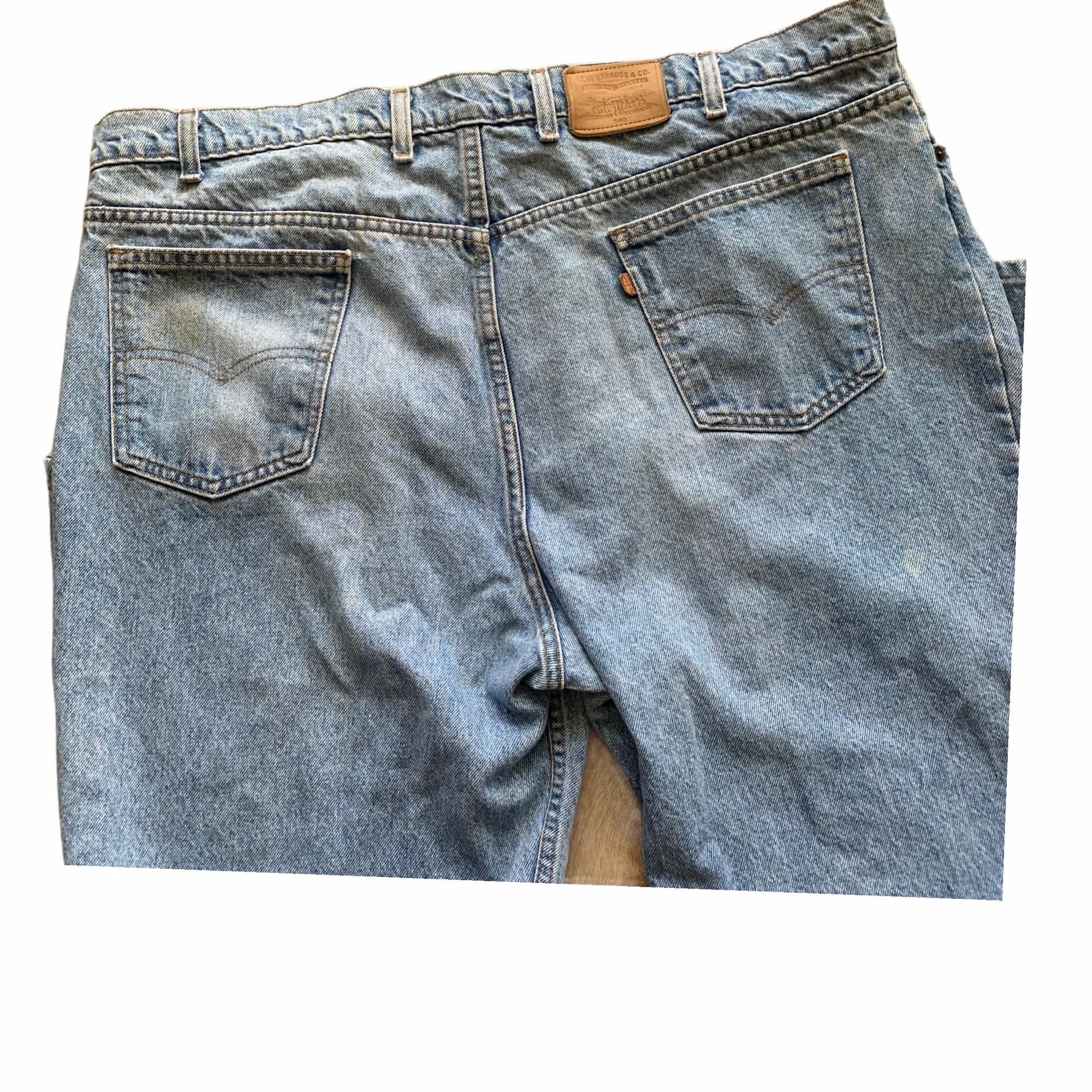 Levi's Vintage Levi's 540 Leather Tab USA Light Wash Denim Jeans Size US 44 / EU 60 - 2 Thumbnail