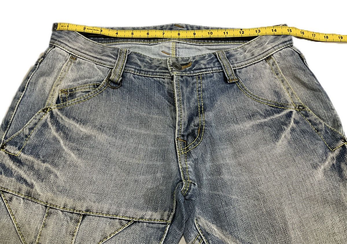 If Six Was Nine 🔥Sick Y2K Nicole Club For Men Flared Denim UK Flag Size US 30 / EU 46 - 17 Thumbnail