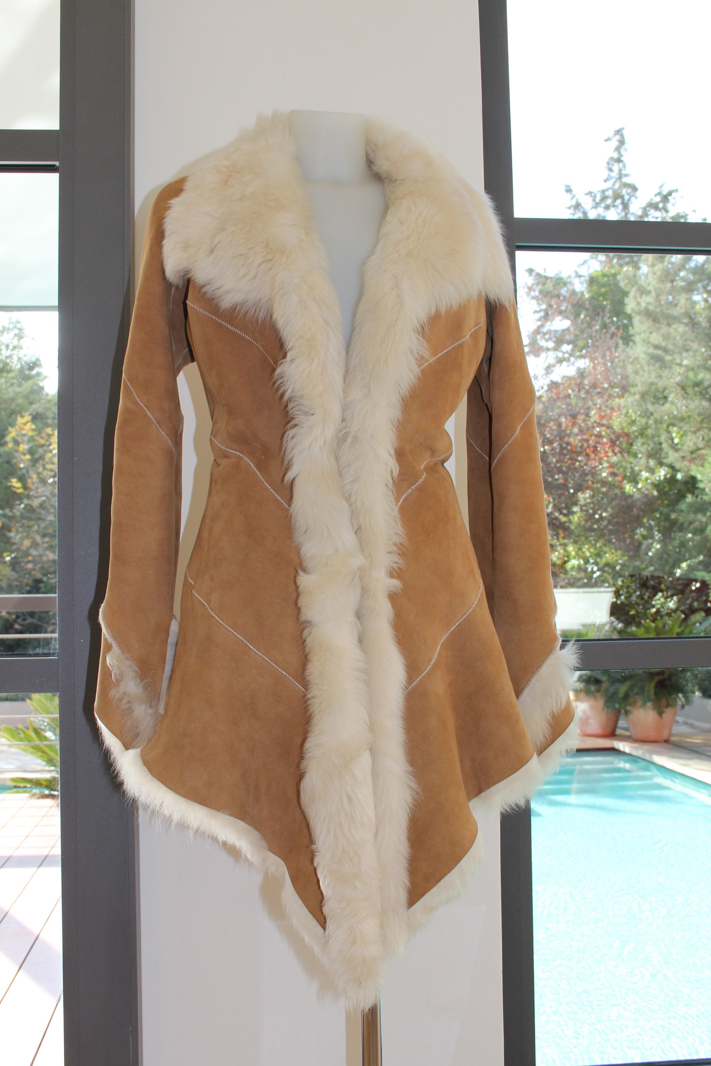 Roberto Cavalli Shearling Coat Roberto Cavalli Size S / US 4 / IT 40 - 1 Thumbnail