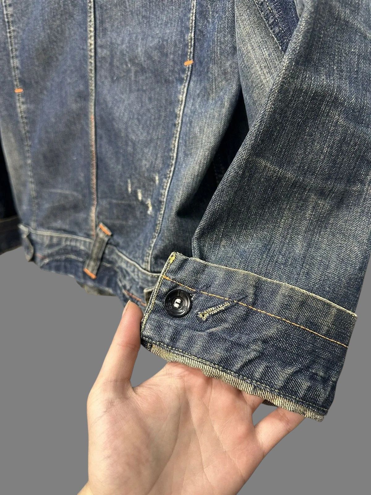 Diesel G-Star Raw Denim Jacket Distressed Workwear 2000s Size US L / EU 52-54 / 3 - 17 Thumbnail