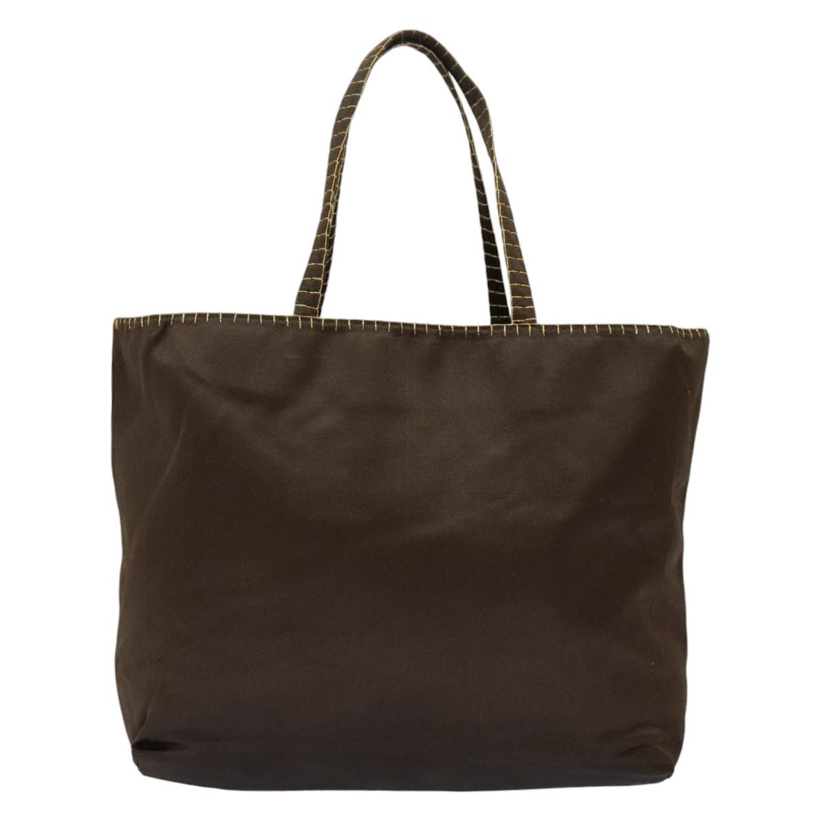 Prada Brown Silk Handbag (Pre-Owned) Size ONE SIZE - 1 Thumbnail