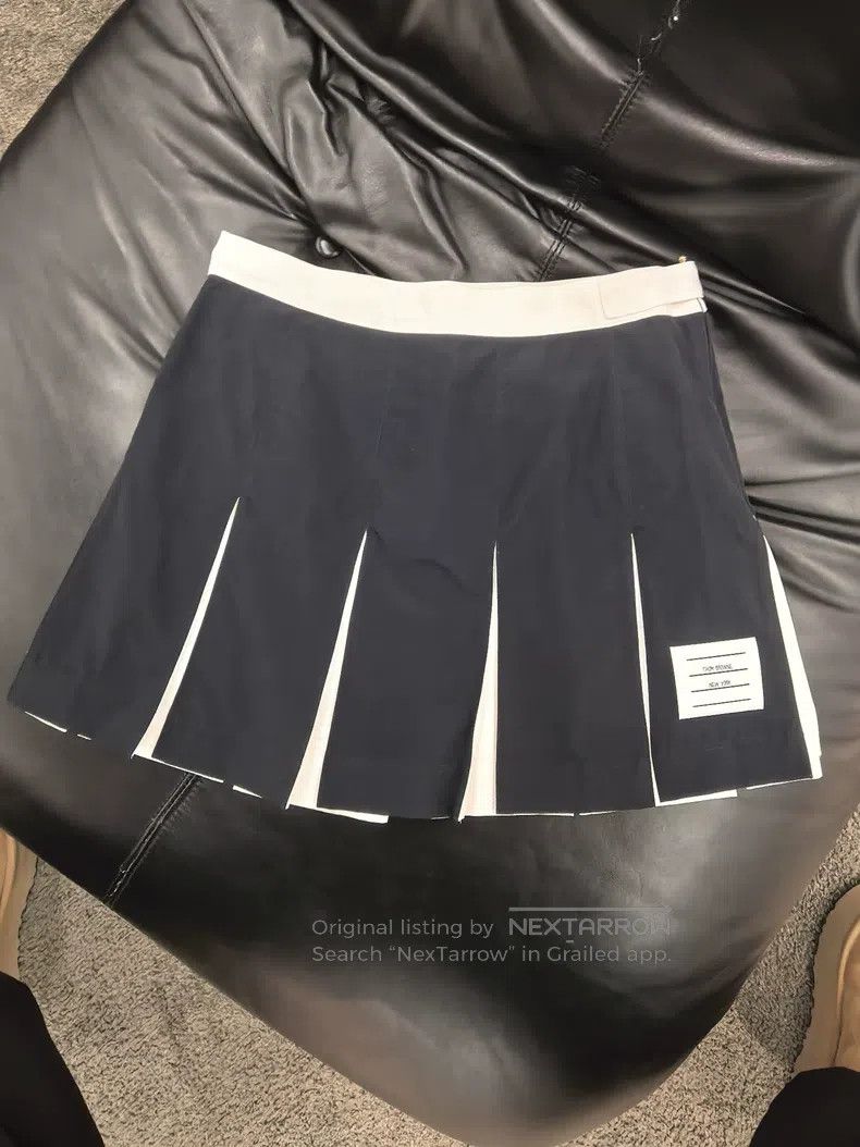 Thom Browne Thom Browne size S Multicolored Pleated Skirt Size 30" / US 8 / IT 44 - 1 Thumbnail