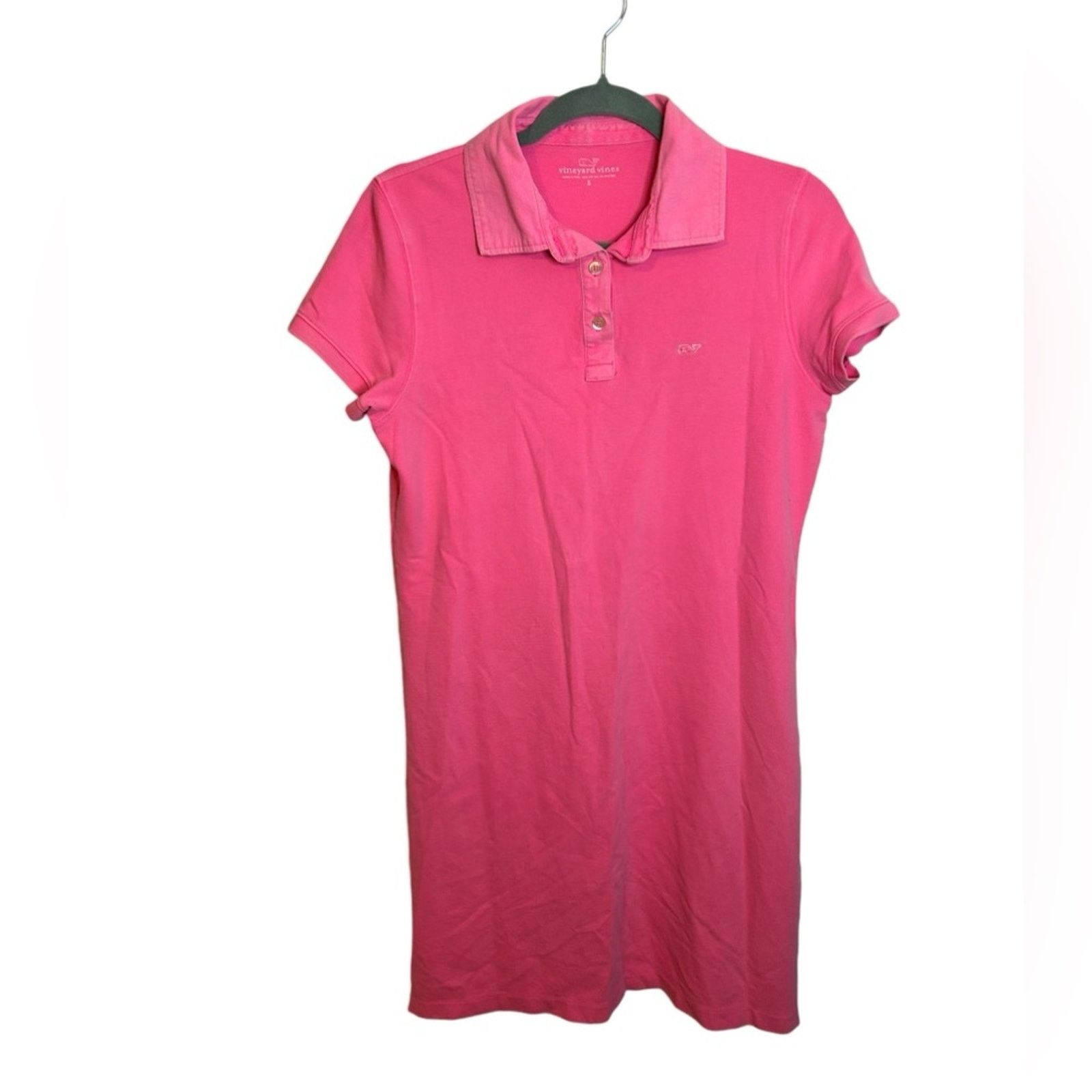 Vineyard Vines Vineyards Vines Hot Pink Preppy Polo Dress Size S / US 4 / IT 40 - 1 Thumbnail