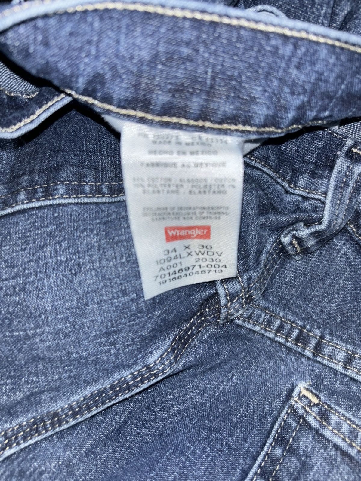 Vintage × Wrangler Wrangler Carpenter Jeans Size US 34 / EU 50 - 3 Thumbnail