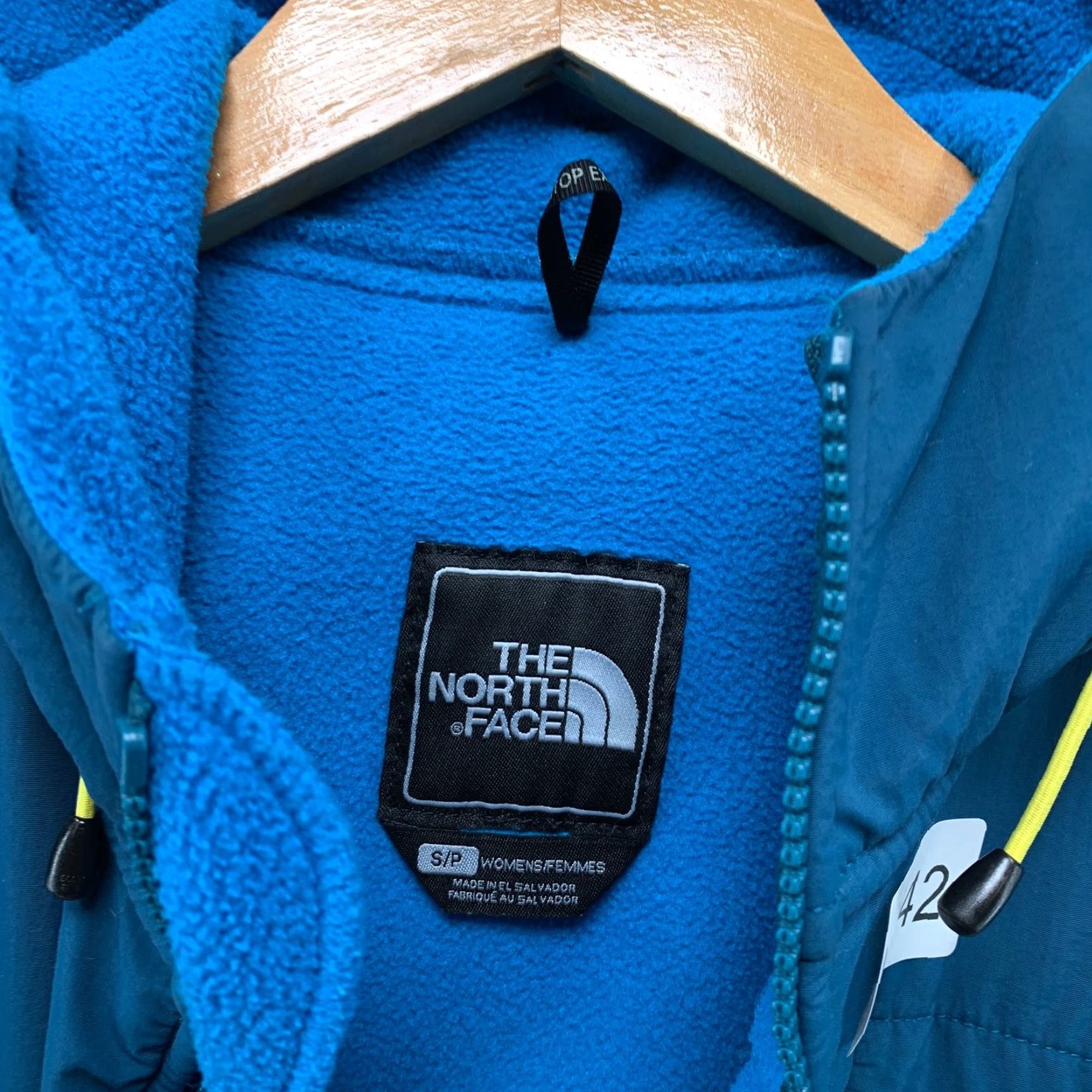 The North Face The North Face Denali Jacket Womens Small Blue Fleece Hooded Zip Polartec Size S / US 4 / IT 40 - 3 Thumbnail