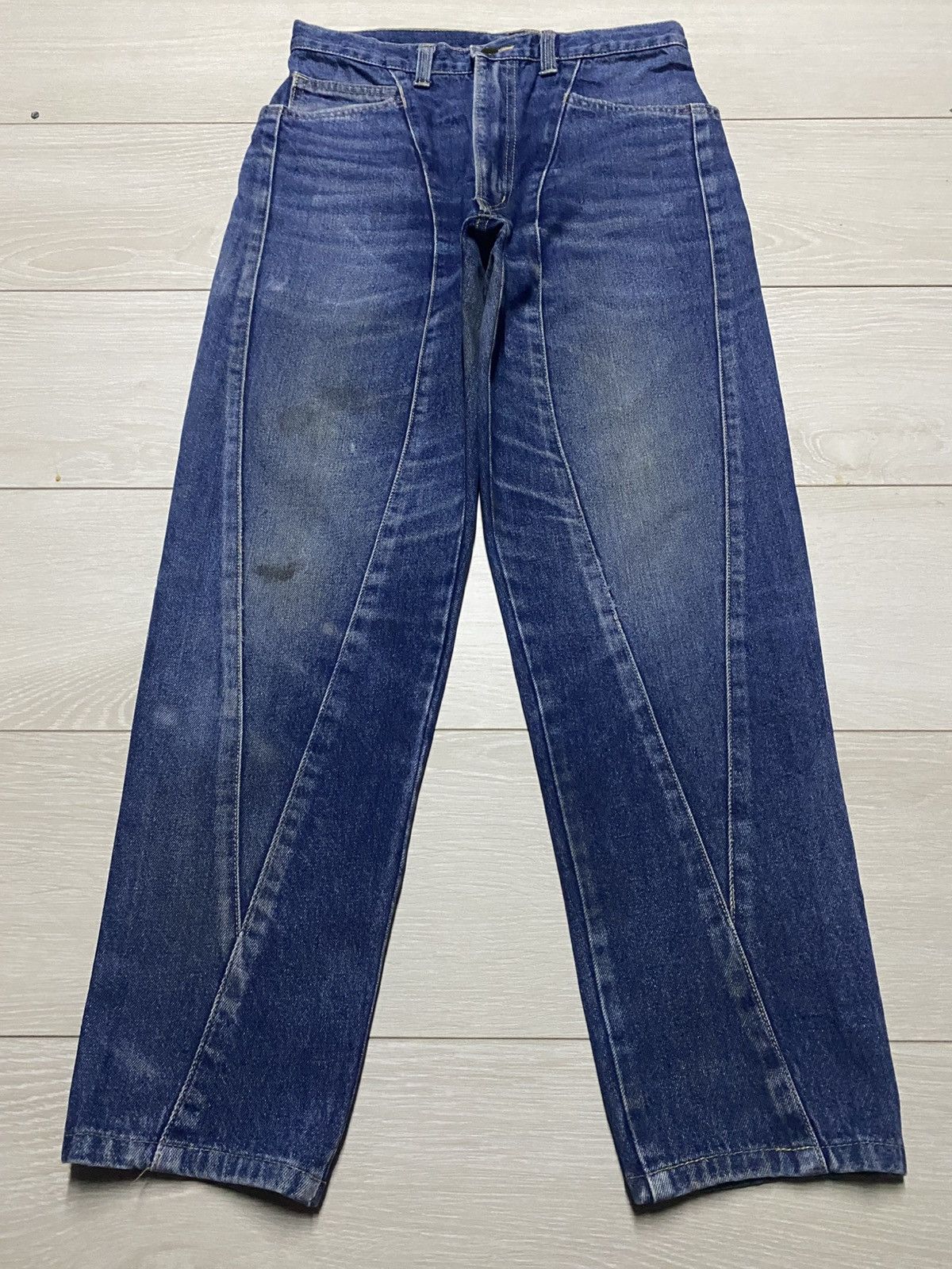 Columbia × Kith Vintage Japanese Brand Work Wear Repair Jeans Size US 29 - 1 Thumbnail