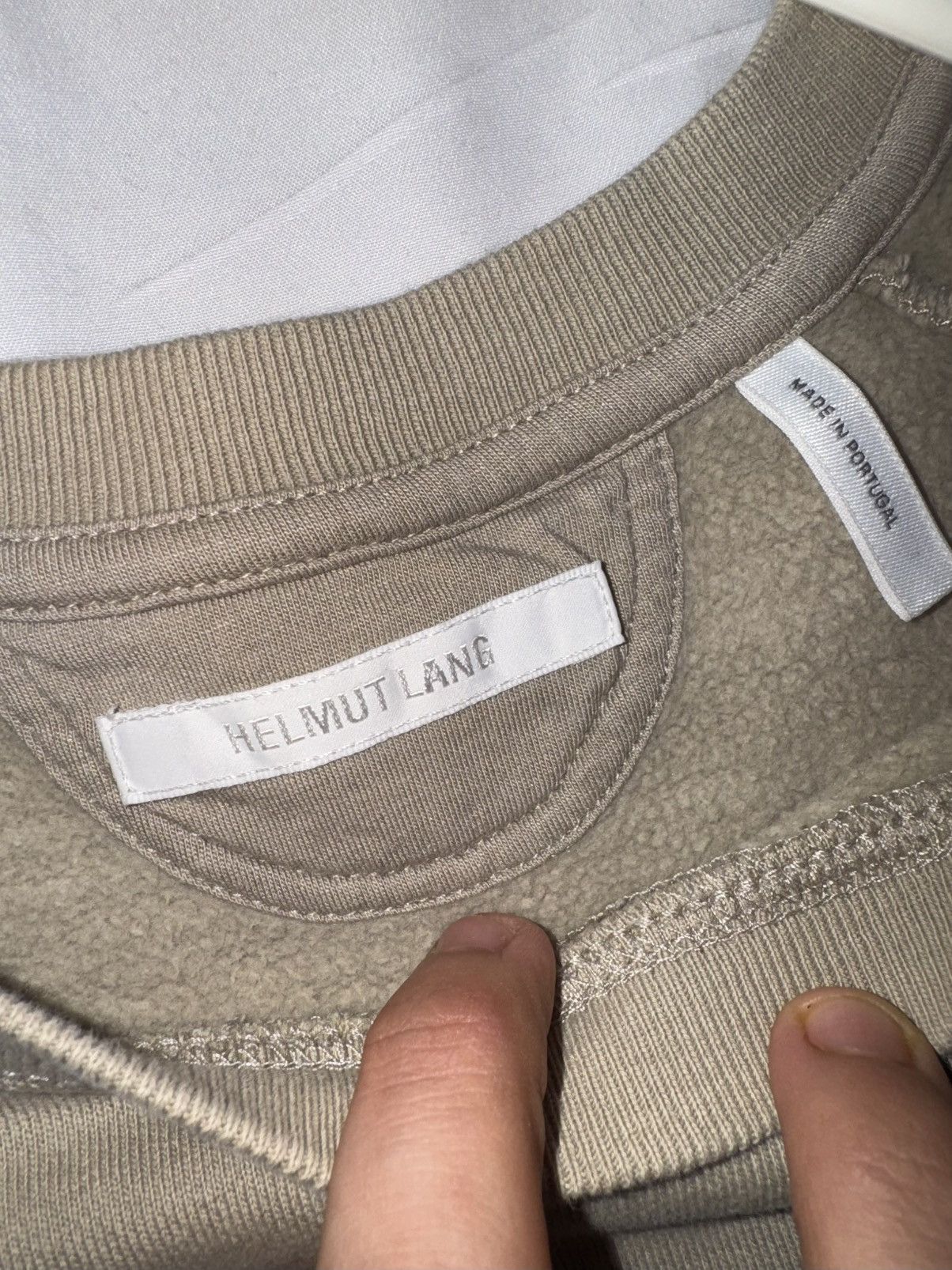 Helmut Lang BEIGE HELMUT LANG SWEATER Size US M / EU 48-50 / 2 - 3 Thumbnail