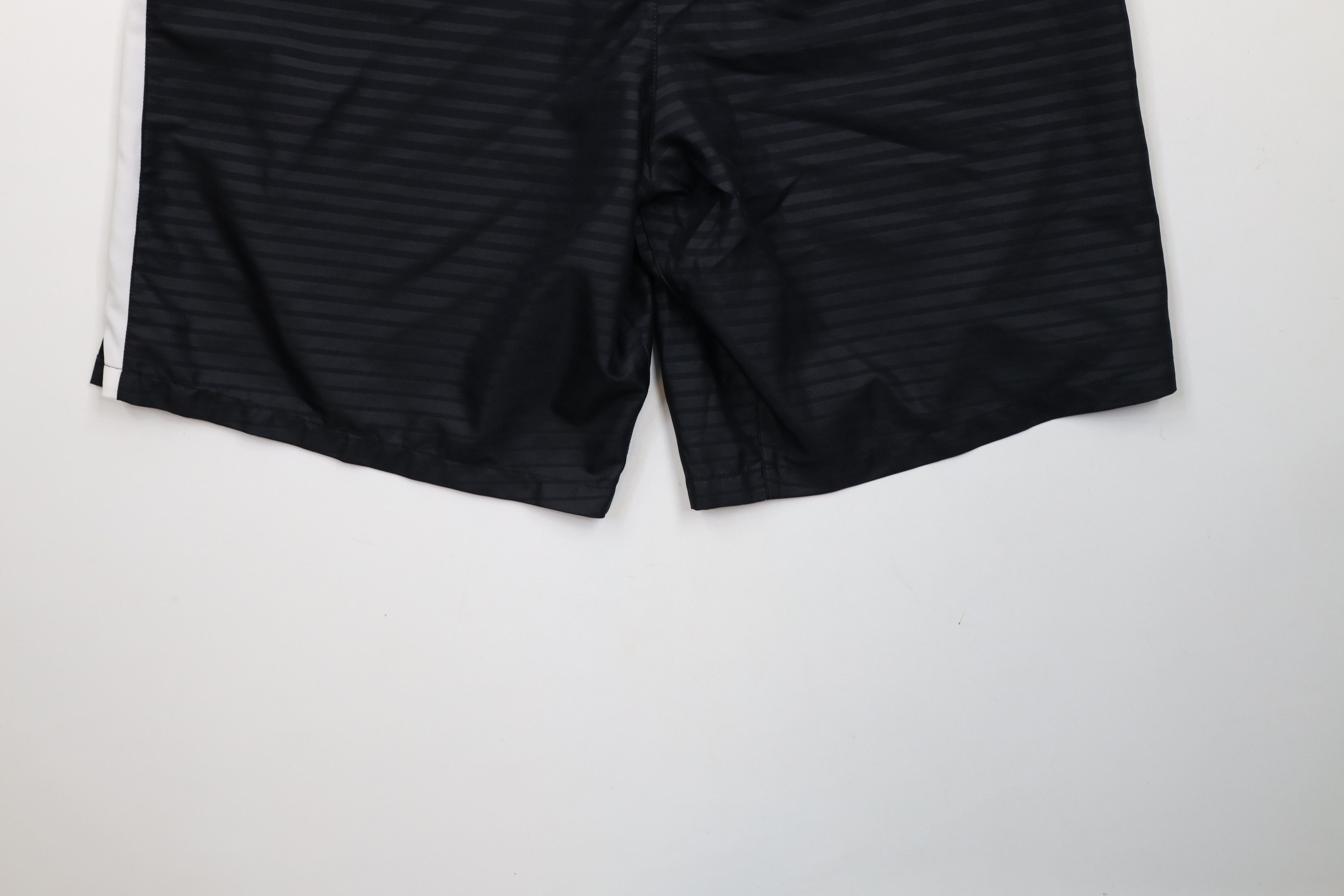 Nike × Vintage Vintage Y2K Nike Mini Swoosh Striped Running Soccer Shorts Size US 36 / EU 52 - 12 Thumbnail