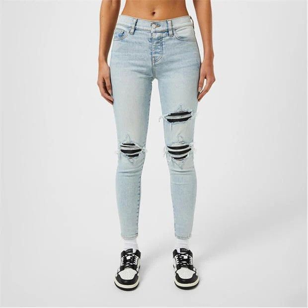 Amiri o1g2r1mq0824 Jeans in Denim Blue Size 24" / US 00 / IT 34 - 3 Thumbnail