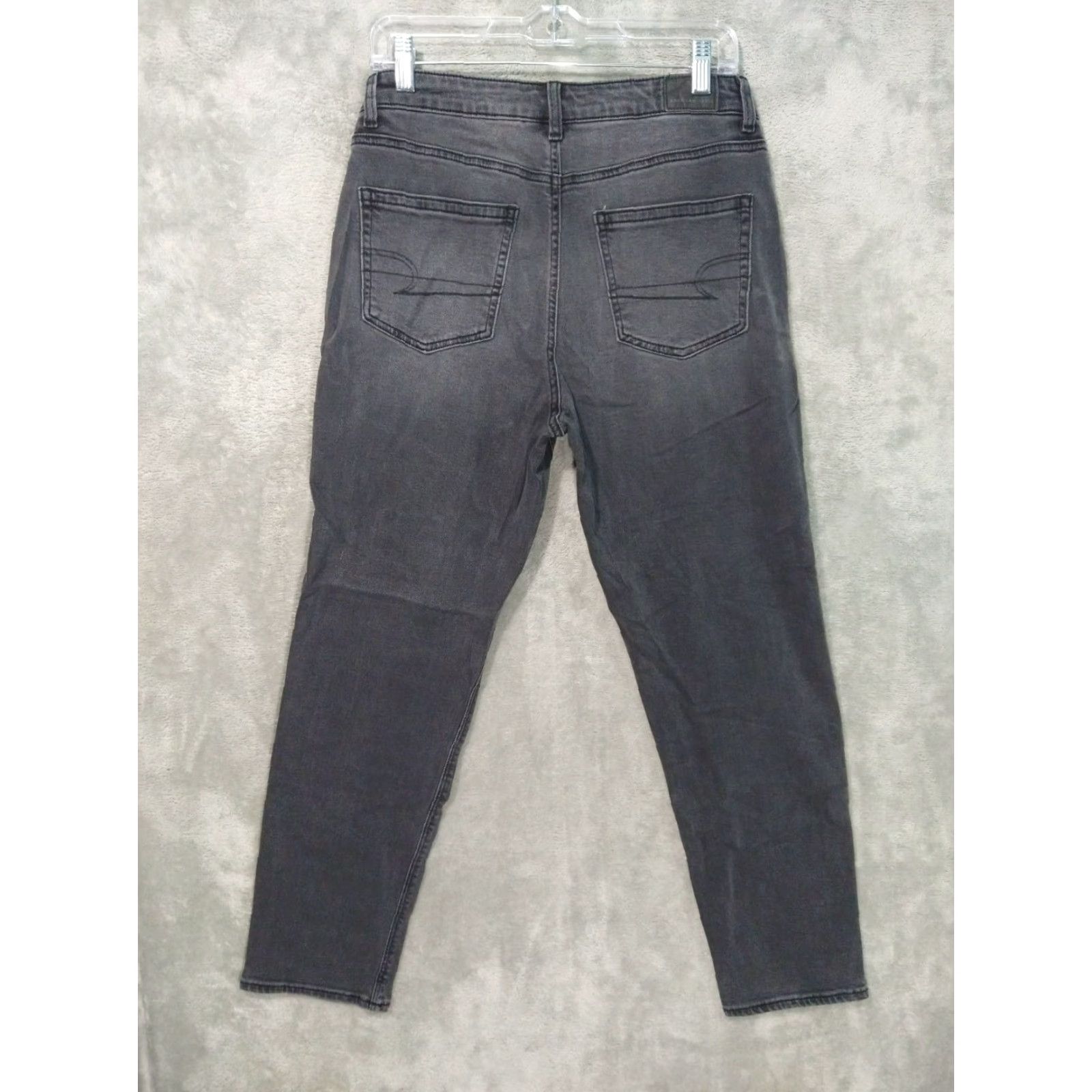 American Eagle Outfitters American Eagle Jeans Women 6 Black Denim Mom Stretch High Rise Festival Womens Size 30" / US 8 / IT 44 - 2 Thumbnail