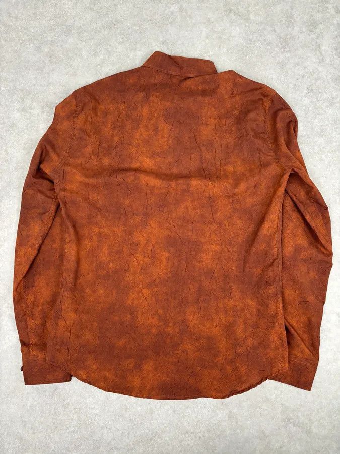 Dolce & Gabbana Dolce & Gabbana Rust Suede Brown Shirt Size US M / EU 48-50 / 2 - 5 Thumbnail