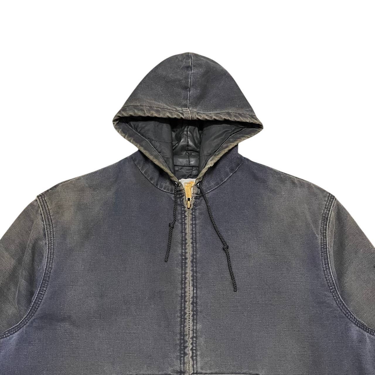 Carhartt Vintage Carhartt Active Jacket Distressed Denim Sunfaded Size US L / EU 52-54 / 3 - 2 Thumbnail